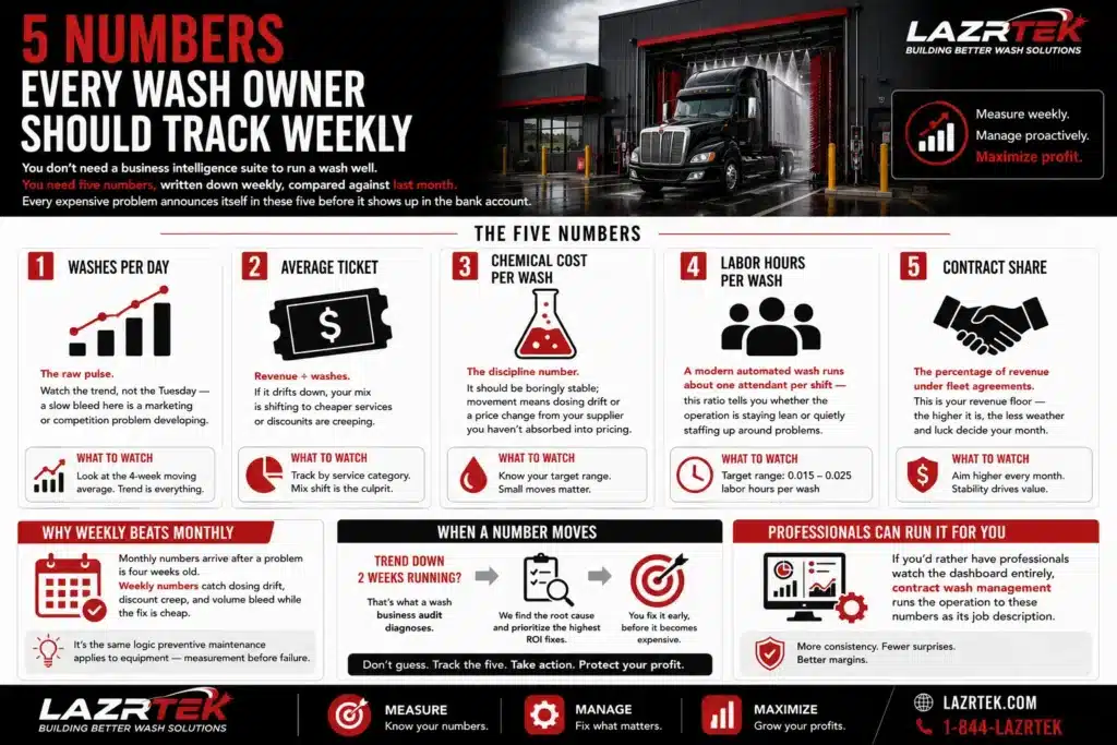 5 Numbers Every Wash Owner Should Track Weekly