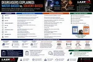 Degreasers Explained Water Based vs. Solvent Based