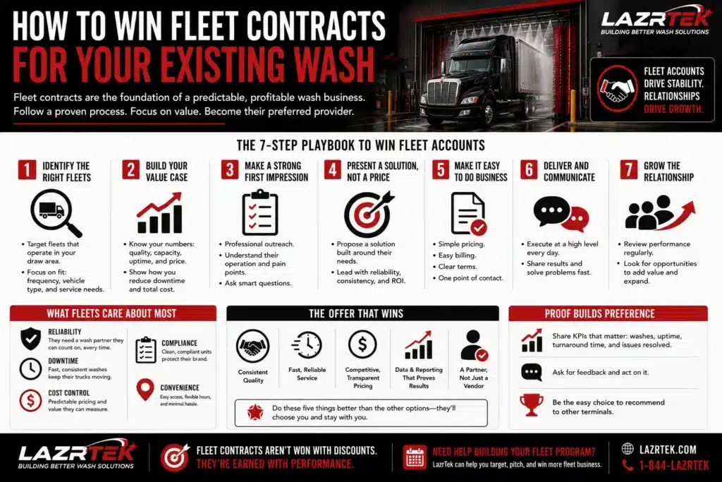 How to Win Fleet Contracts for Your Existing Wash