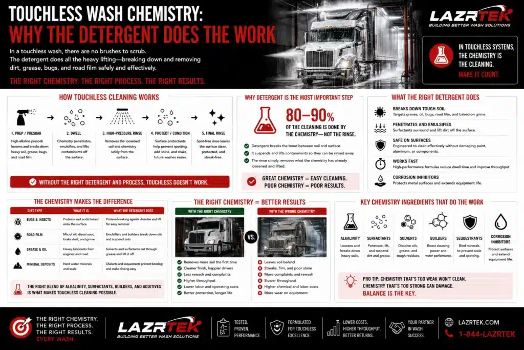 Touchless Wash Chemistry Why the Detergent Does the Work
