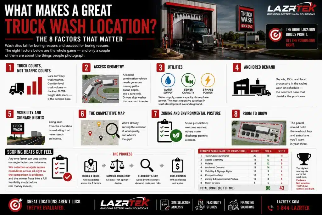 What Makes a Great Truck Wash Location The 8 Factors That Matter
