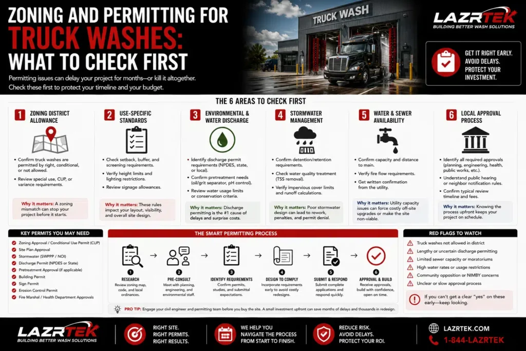 Zoning and Permitting for Truck Washes What to Check First
