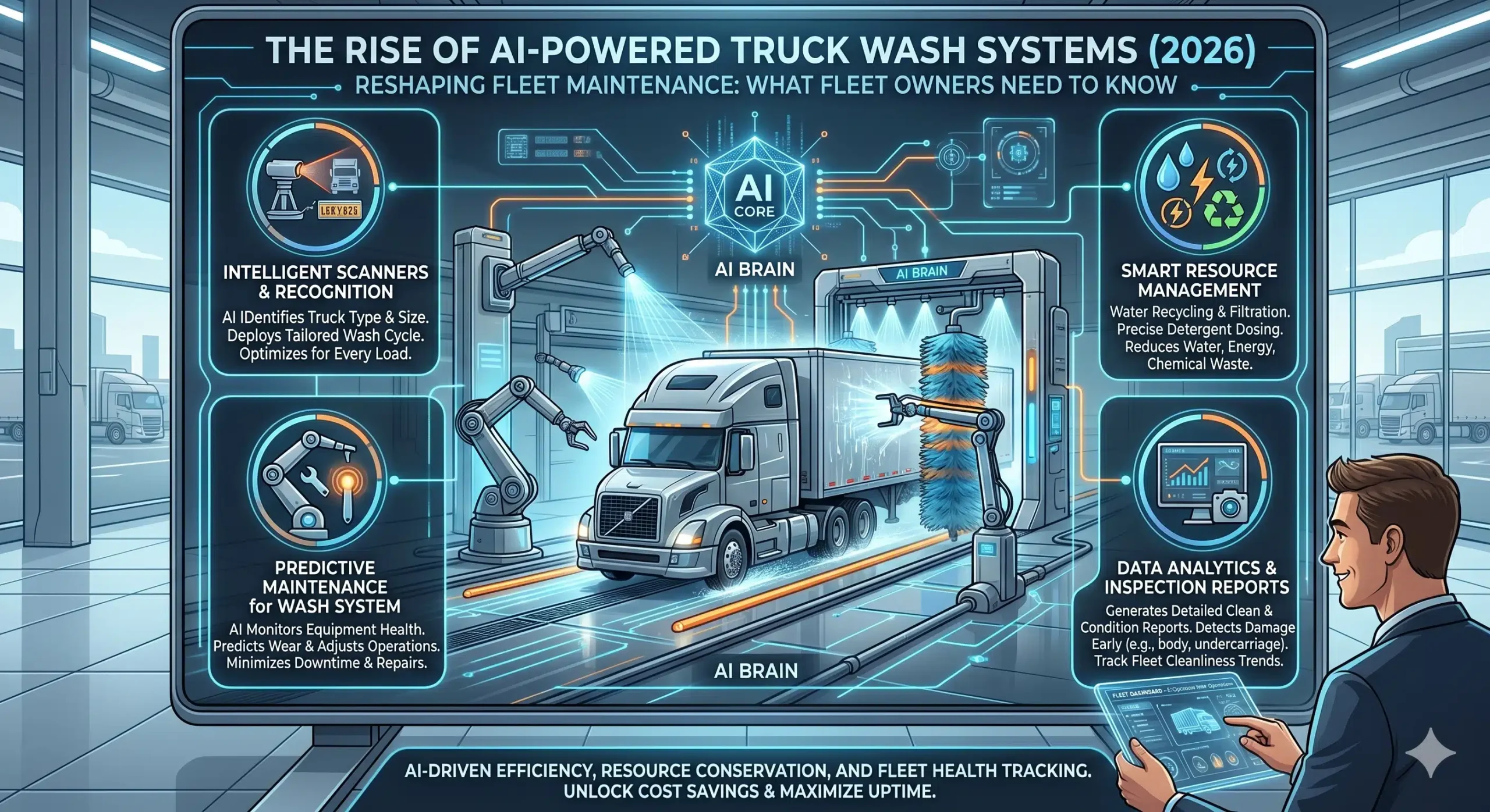 AI-Powered Truck Wash Systems Are Reshaping Fleet Maintenance in 2026 — Here's What Fleet Owners Need to Know