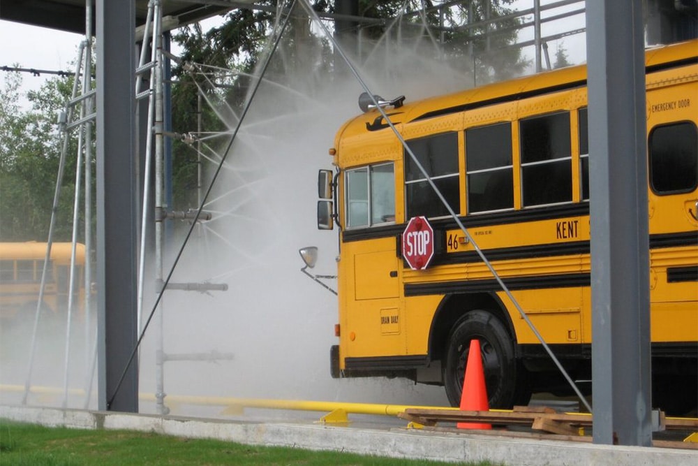 Modern Bus Wash Technology Increases Efficiency & Profit