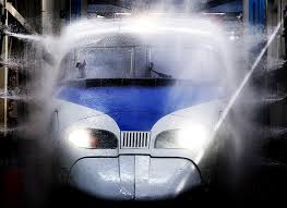 Touchless Train Wash System