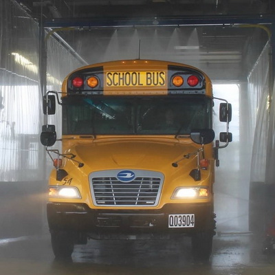touchless bus wash