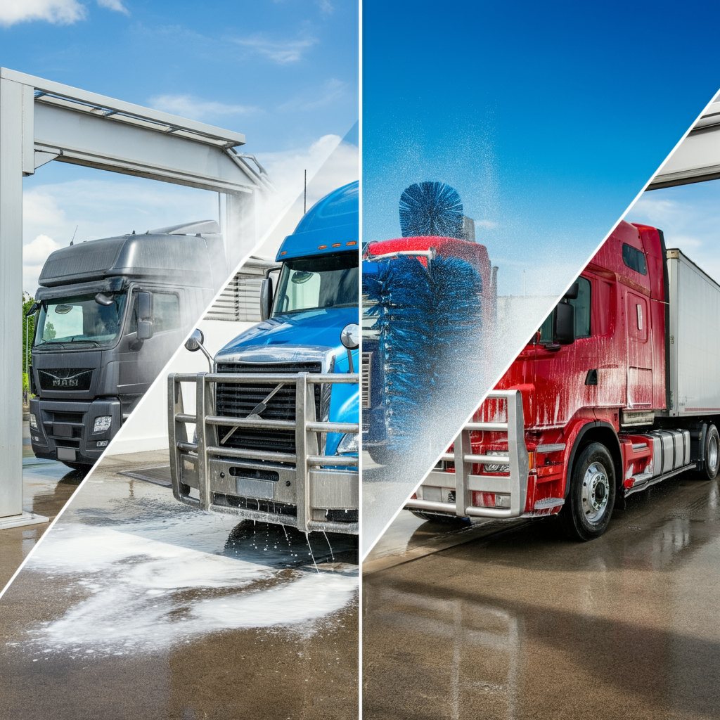 TouchlessHybridFrictionTruckWash
