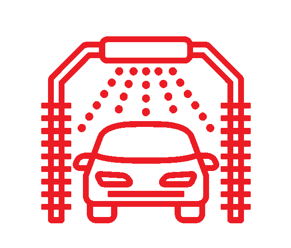 US Made 2 Brush Drive Through Delivery Vehicle Wash System