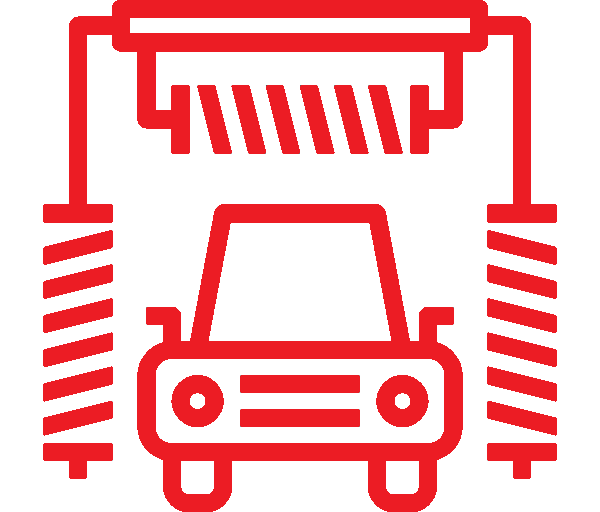 US Made 3 Brush Gantry Delivery Vehicle Wash System