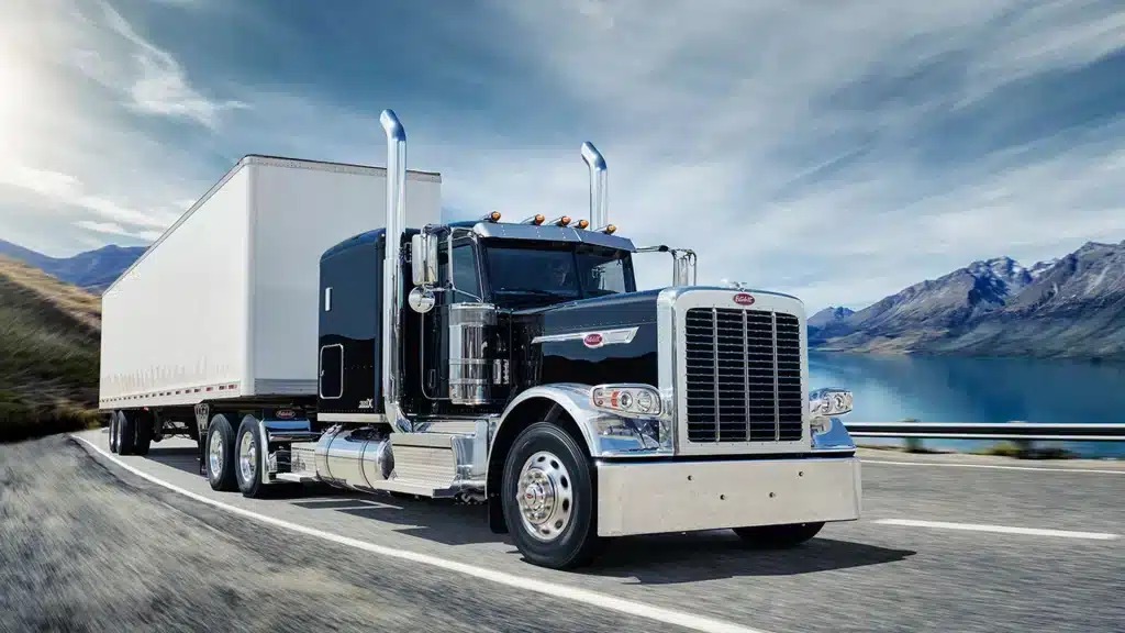 automatic drive-through brush truck wash