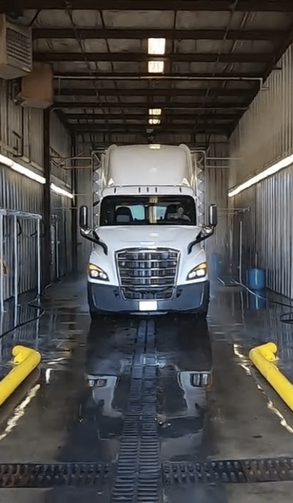 drive-through touchless truck wash