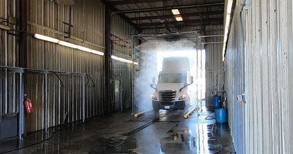 hybrid Touchless drive through truck wash